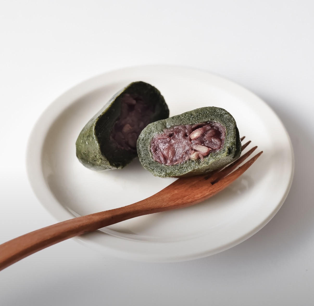 식사대용 쑥찹쌀떡 낱개 사진