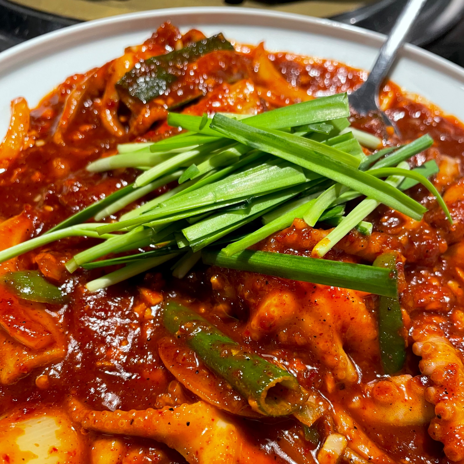 낙지볶음과 돌솥비빔밥 사진
